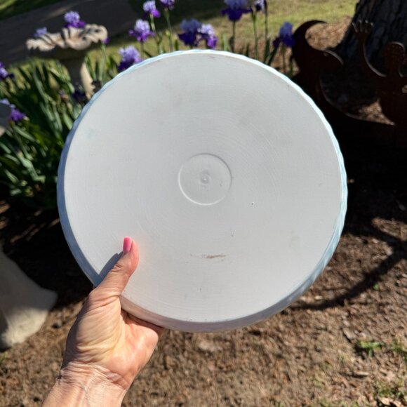 OOAK Hand painted Porcelain tray with irises - Picture 9 of 13